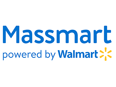 Massmart powered by Walmart logo