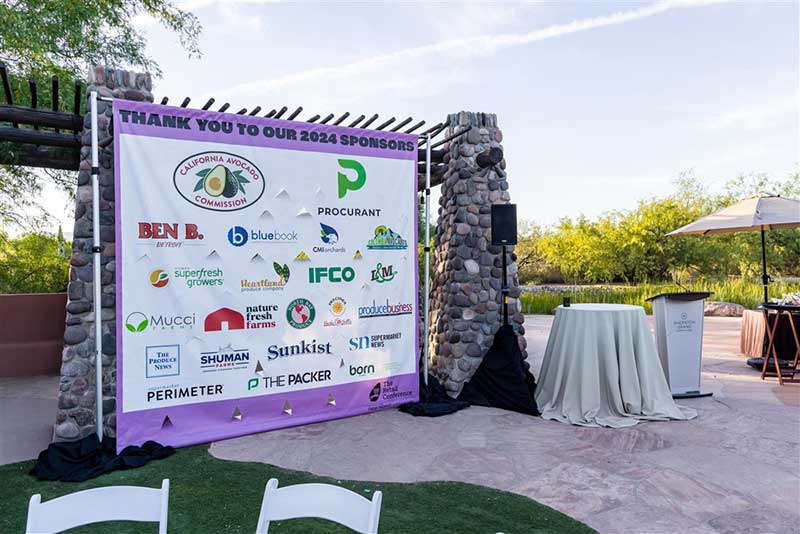 Banner featuring the logos of sponsors for Retail Conference 2024.
